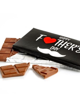 Personalized Chocolate Bar fathers day