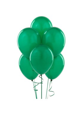 Green Balloon Bouquet Helium Filled 5 Pcs