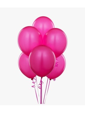 Pink Balloon Bouquet Helium Filled 5 Pcs