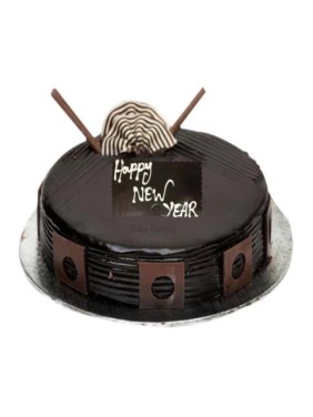 New Year Chocolate Cake 