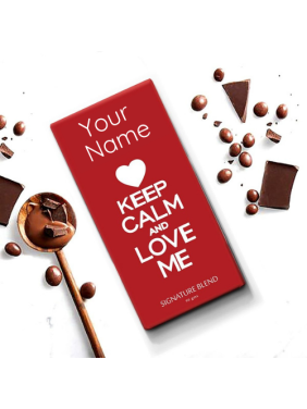 Personalized Love Chocolate Bar