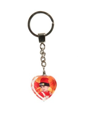 Personalized Crystal heart Key Chain