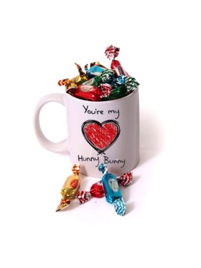 Personalized Love Mug with Chocolates