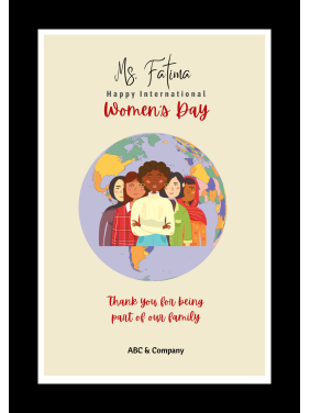 Women's Day Certificate