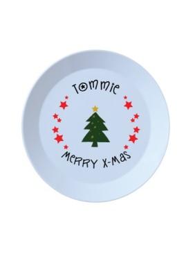 Christmas Photo in  Personalized Plate 