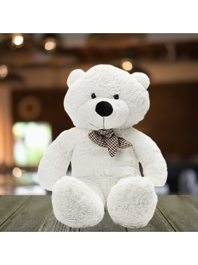 Cute Stuffed Teddy Bear White 100CM