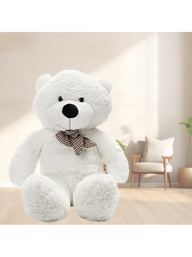 Personalised Cute Stuffed Teddy Bear White 100CM