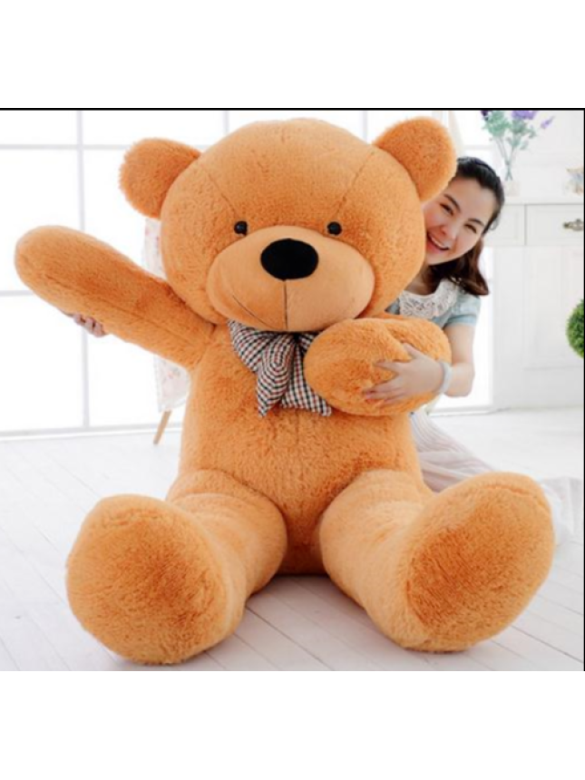 Human Size Teddy Bear Light Brown 160CM