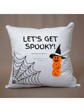 Halloween Cushion |  Lets Get Spooky