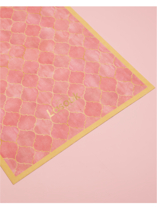 Mansour Prayer Mat-Pink-Musholla Version (105x50 cm)