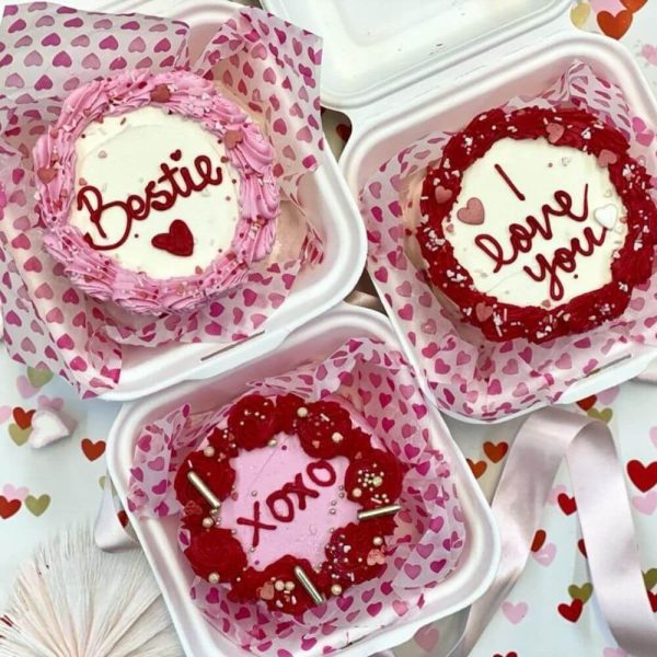 Personalized 3 Bento Cake Collections Chocolate Vanilla Red Velvet