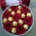 7 Red Roses & 12pc Ferrero Rocher Box