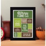 Dad 10 things I love About you Frame