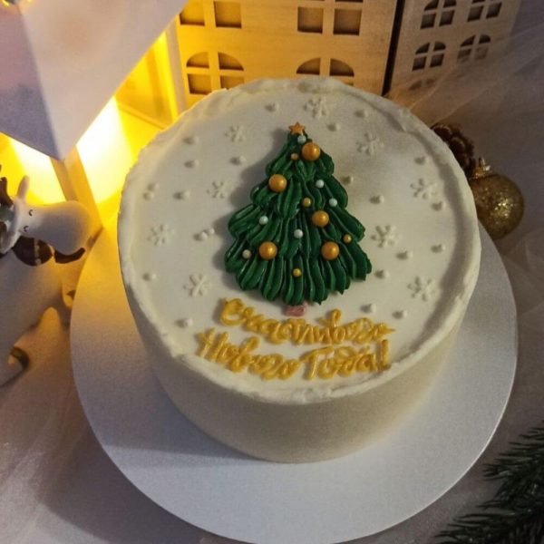 Merry Christmas Tree Bento Cake 500g