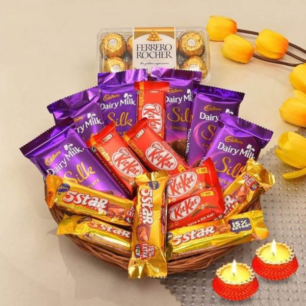 Choco Premium Diya Delight Diwali Chocolate Gift Set
