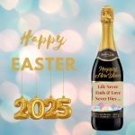 personalised sparkling juice bottle