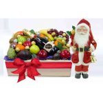 Christmas Fresh Fruit with Santa Hamper
