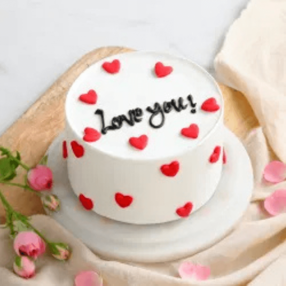 GHBC-492-1000x1000 Sweet Hearts Delight Mini Cake 500g - Image 1