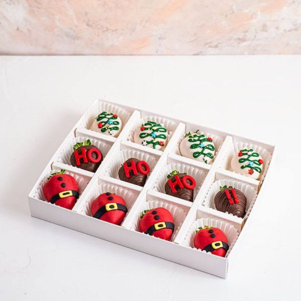 HO HO HO Chocolate Covered Strawberries A Sweet Holiday Delight