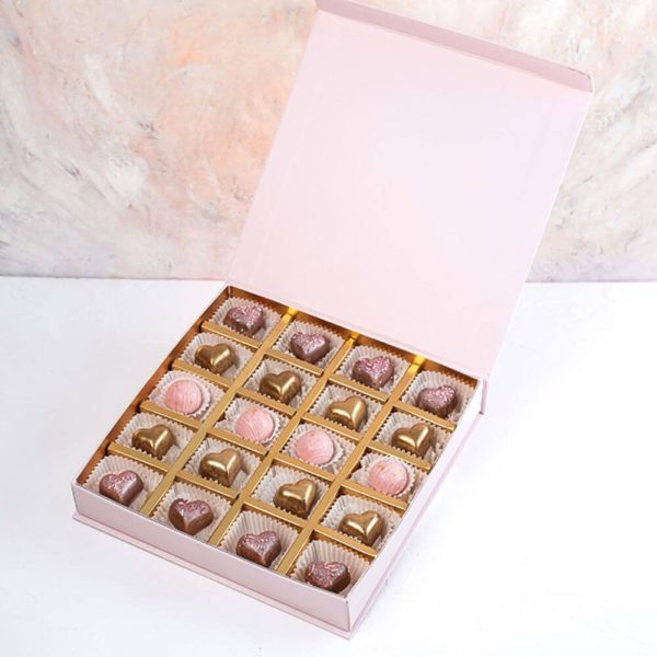 Assorted Valentine's Belgian 20 Chocolate Truffles & Hearts