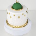 White & Green Eid - Ramadan Cake