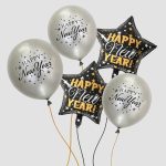 Happy New Year Celebration Balloons Set