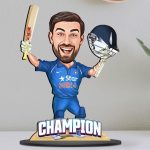 Personalized Cricket Player Caricature