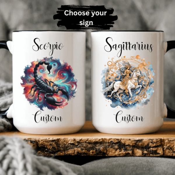Horoscope Zodiac Mug with Personalized Name