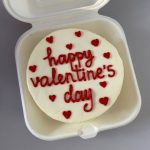 Happy Valentine's Bento Cake 500g Vanilla Flavor