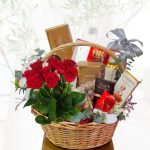 Valentine's Sweet & Fresh Love Basket from Gifts Habibi