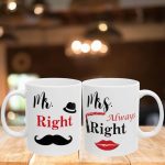 Personalized Mr & Mrs Couple Coffee Mugs