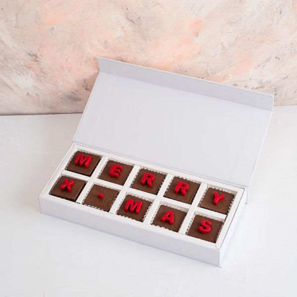Festive Delight Xmas box milk chocolate 10 PC
