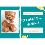 Get Well Soon Personalized Gift Card