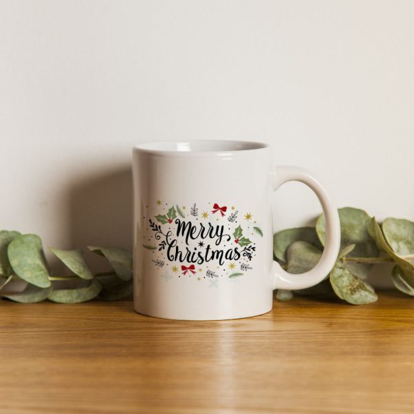Happy Merry Christmas Personalised Mug