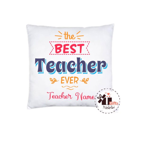 Happy Teacher’s Day Gift Personalised Pillow