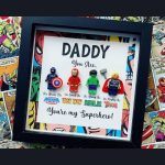 super Hero Dad personalized Frame