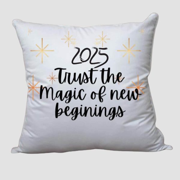 New Year Personalized Cushion