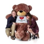 Valentine's Giant stuffed Bear 200CM Brown
