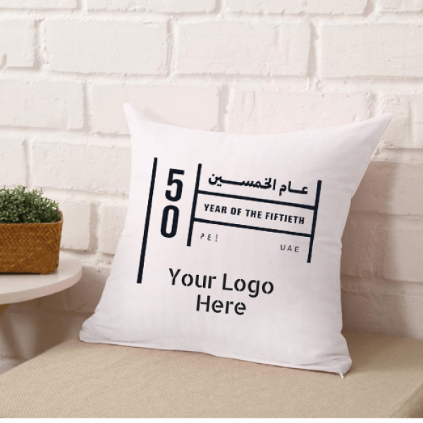Personalized Golden Jubilee Cushion