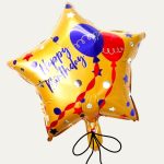 Happy Birthday Star Balloon