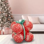 Christmas Red Balloons Gift Wrap
