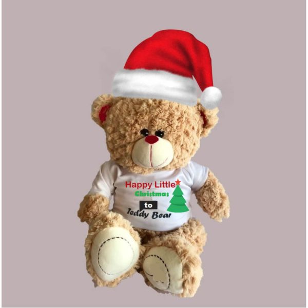 Christmas Personalized Teddy Bear Photo Message T-Shirt