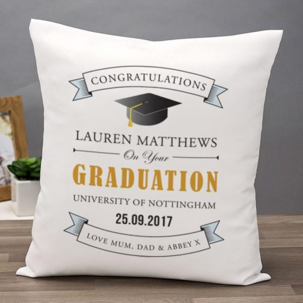Graduation Personalized Message Pillow