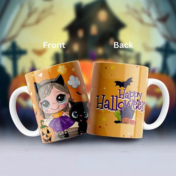 Happy Halloween Ceramic Printed Mug – Spooky and Fun