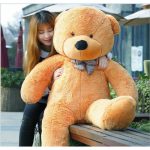 Human Size Teddy Bear Light Brown 160CM