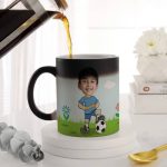 Little Footballer Personalized Magic Mug for Kids