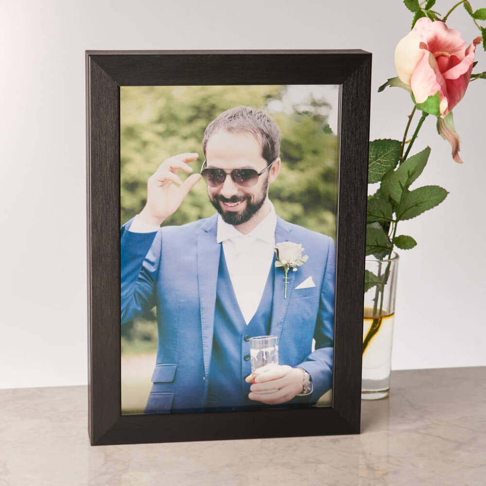 personalised-4x6-photo-frame-1000x1000 Personalized Photo with Frame - Image 1