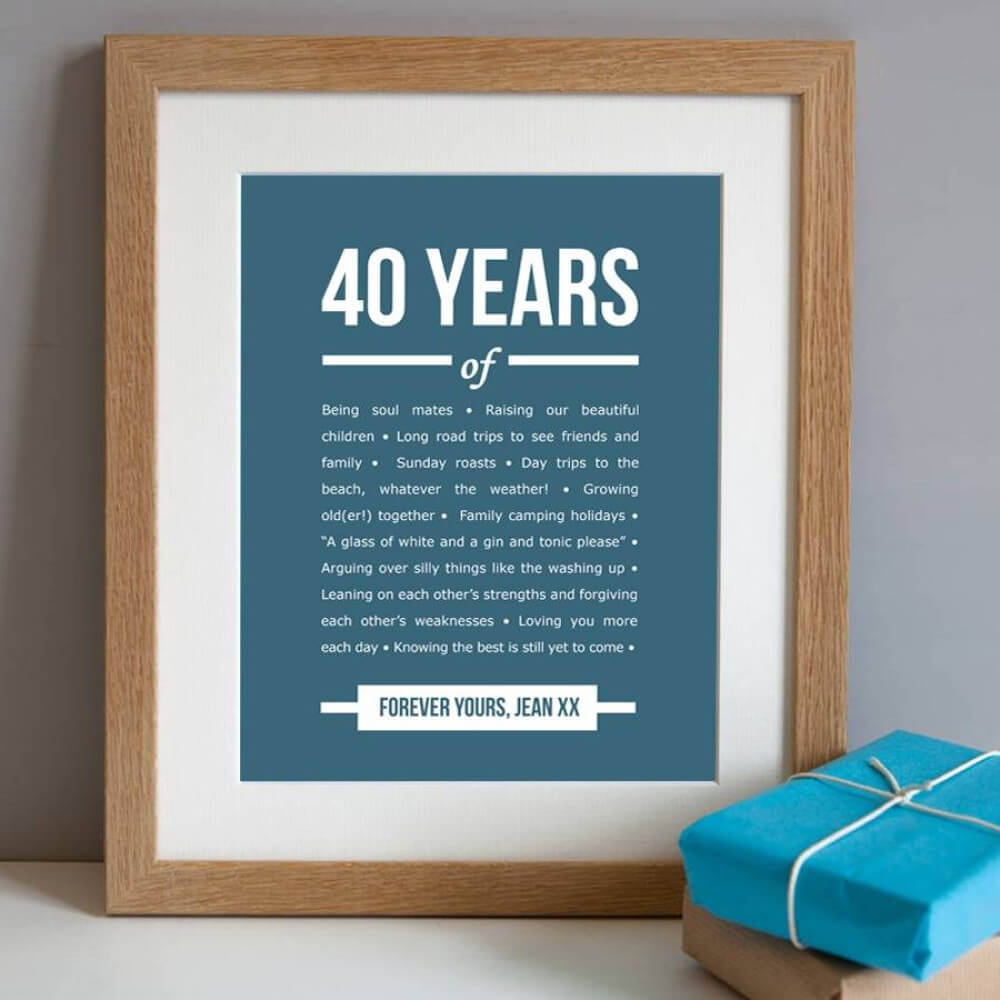 personalised-life-story-year-anniversary-frame-1000x1000 Our Life Story Frame - Image 1