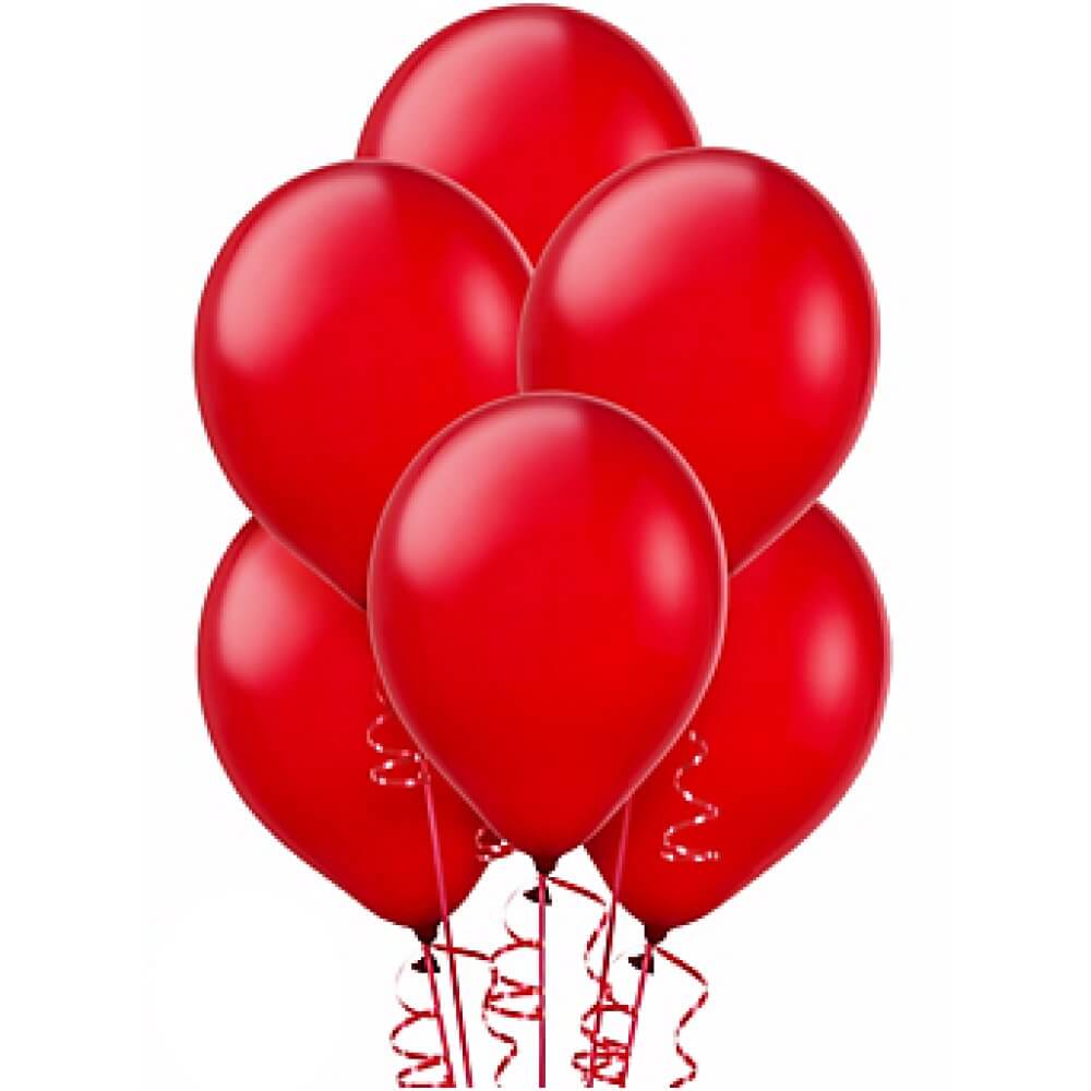 red-pearl-balloon-bouquet-uae-1000x1000 Red Balloon Bouquet Helium Filled 5 Pcs - Image 1