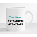 Stay Home-Caution Message Mug
